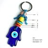 Glass Devil's Eye Palm Sea Star Beads Turkish Greek Blue Eye Keychain 11CM Jewelry Pendant SIYAO Application Scenario